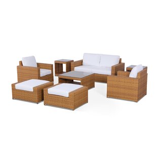 Imia Wicker/Rattan 6 - Person Seating Group with Cushions by Wade Logan®