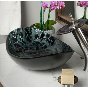 Tartaruga Oval Vessel Bathroom Sink