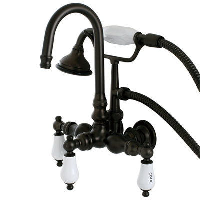 Kingston Brass Vintage Wall Mount Clawfoot Tub Faucet Finish Oil