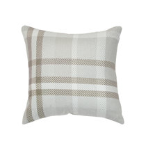 beige buffalo check pillows