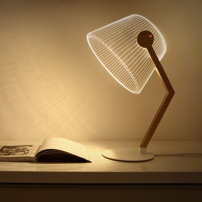 Studio Cheha Ziggi Led Illusion 16 Desk Lamp Wayfair