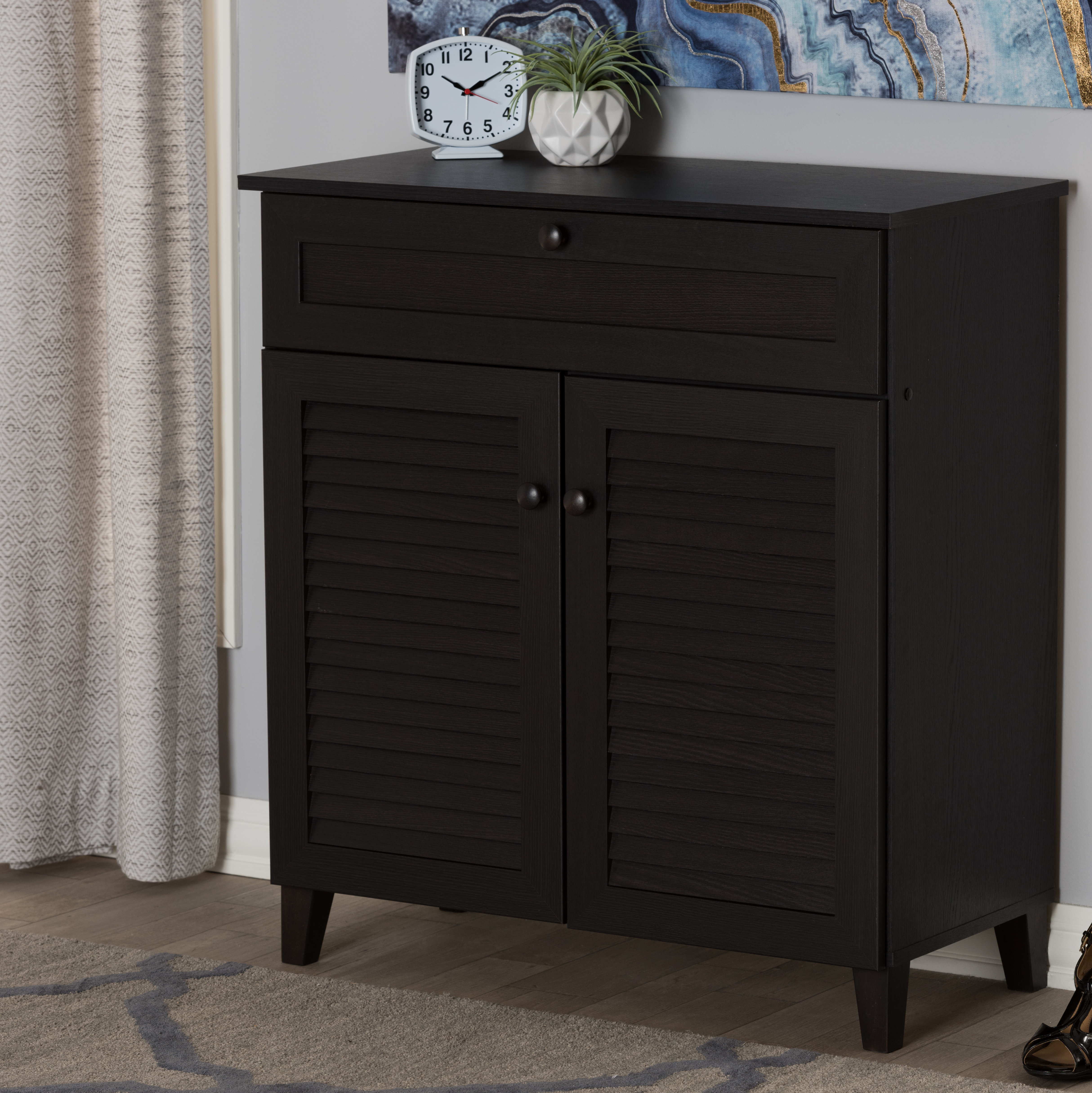 Longshore Tides 12 Pair Shoe Storage Cabinet Reviews Wayfair