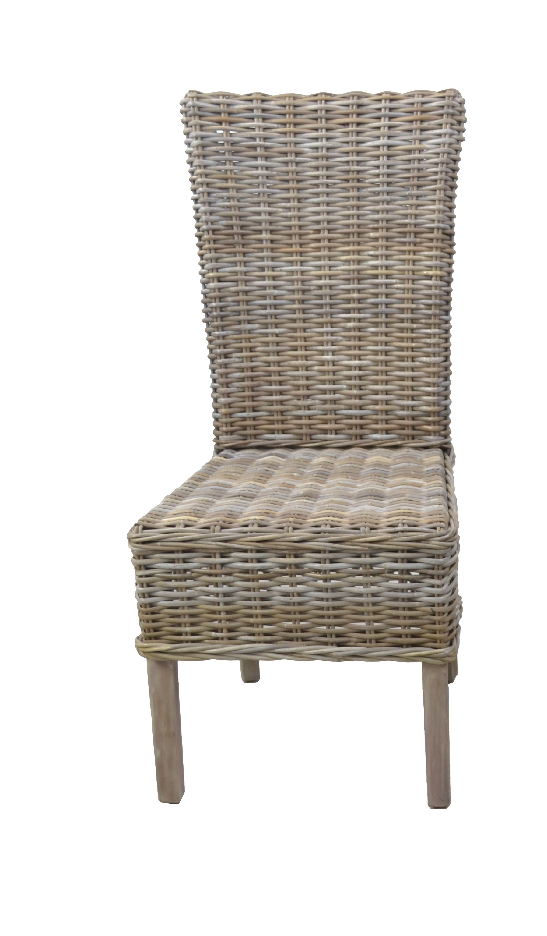 tall wicker chair