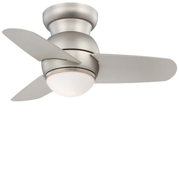 small 3 blade ceiling fan with light