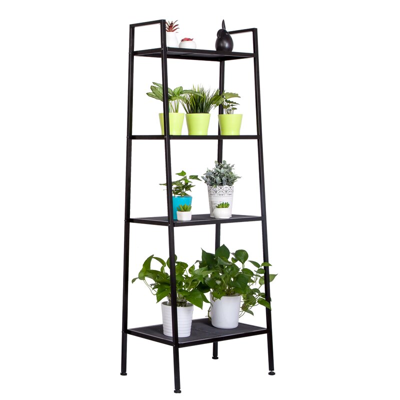 Latitude Run Brightside Widen 4 Tiers Ladder Bookcase Reviews