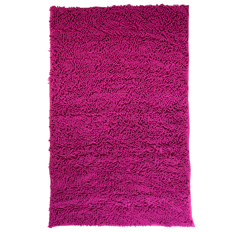 Ebern Designs Laborde High Pile Pink Solid Area Rug Reviews Wayfair
