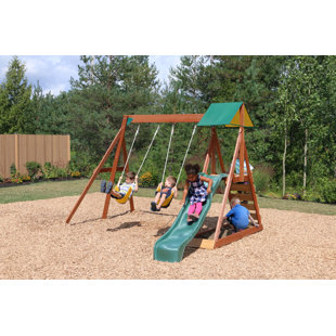 Small Under 800 Sq Ft Swing Sets You Ll Love Wayfair Sunview Swing Set