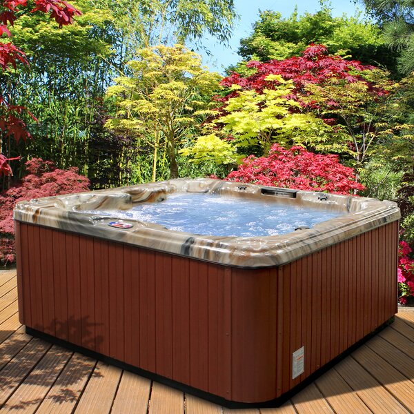 American Spas 7-Person 30-Jet Spa with Backlit LED Waterfall