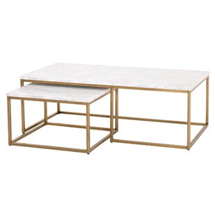 Carrera 2 Piece Coffee Table Set by LOOMLAN