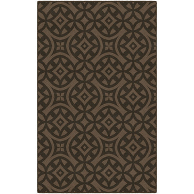 Merchant Trellis Brown Area Rug World Menagerie