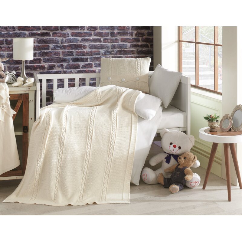 cream crib bedding