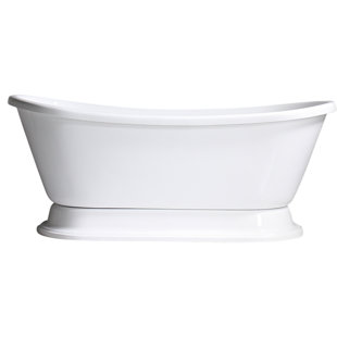 Treece Acrylic Tub Wayfair Hotel Acrylic Freestanding Soaking Bathtub