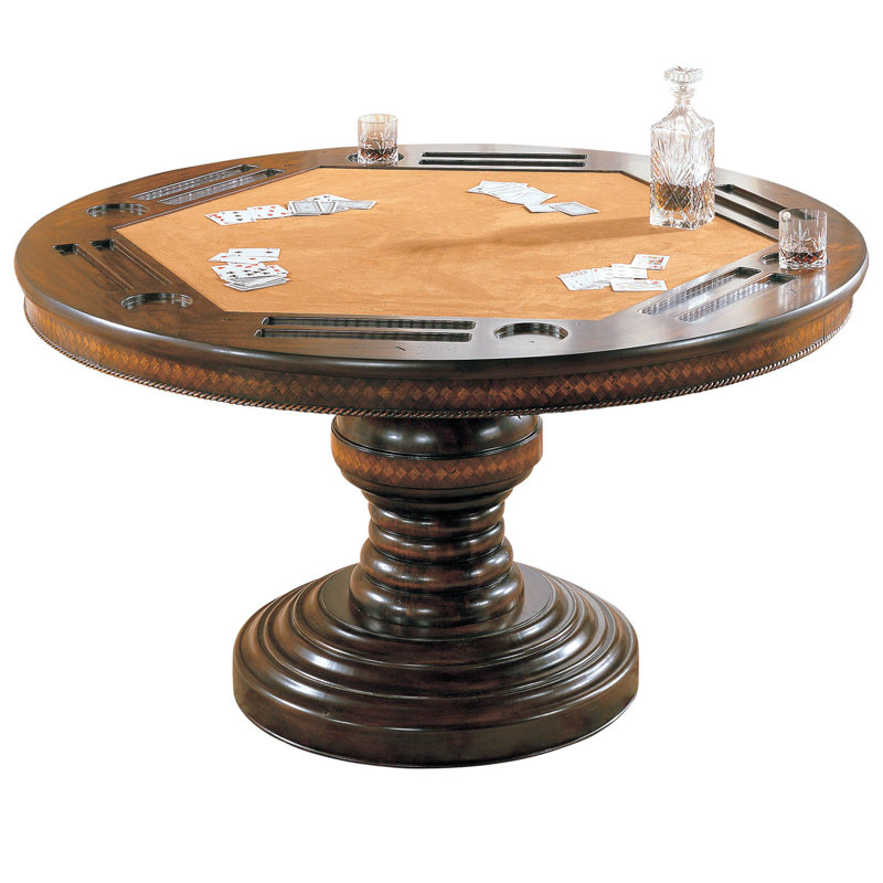 Clearwateramericanhomefurnishings Silverado 57 6 Player Birch Poker Table Wayfair