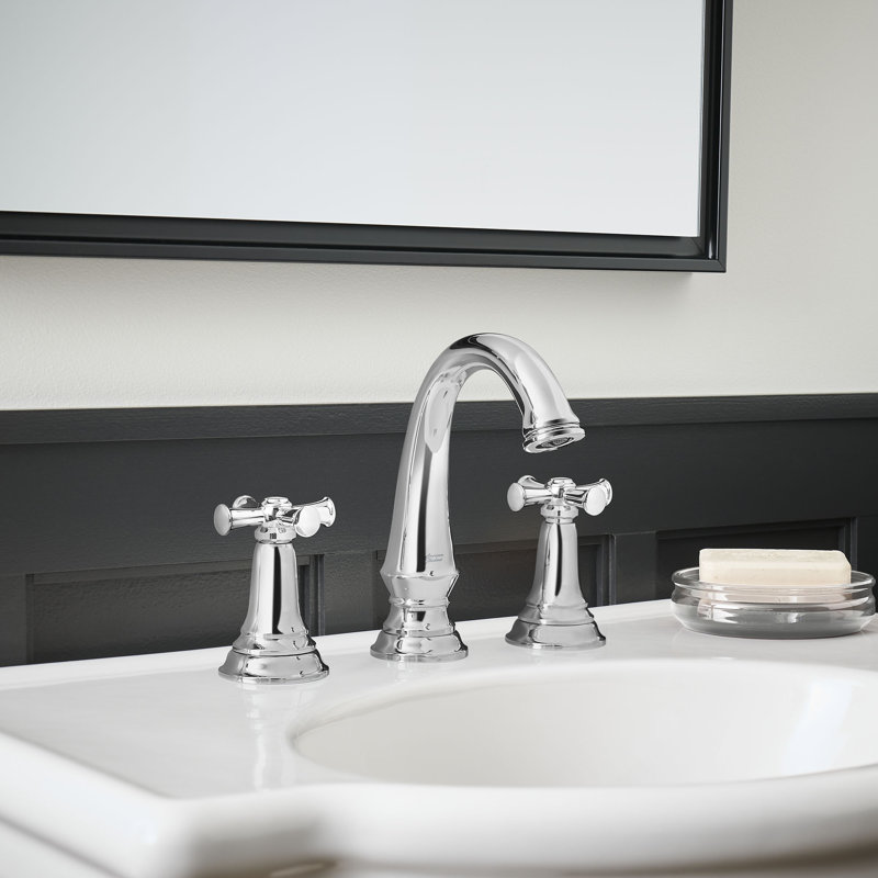American Standard Delancey Widespread Bathroom Faucet With Drain