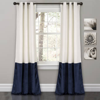 Alcott Hill Claudia Solid Semi Sheer Grommet Curtain Panels Reviews Wayfair