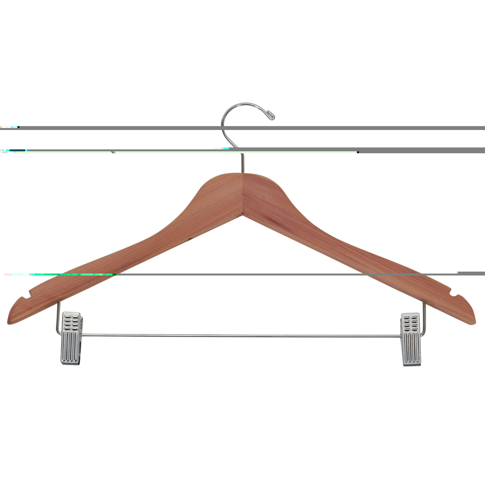 Rebrilliant Cedar Hanger With Hanging Clips On Crossbar Reviews Rebrilliant Cedar Hanger With Hanging
