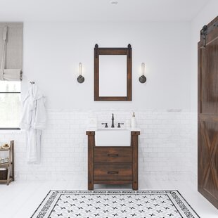 Sale Orren Ellis Manus 32 Wall Mounted Single Bathroom Vanity Set