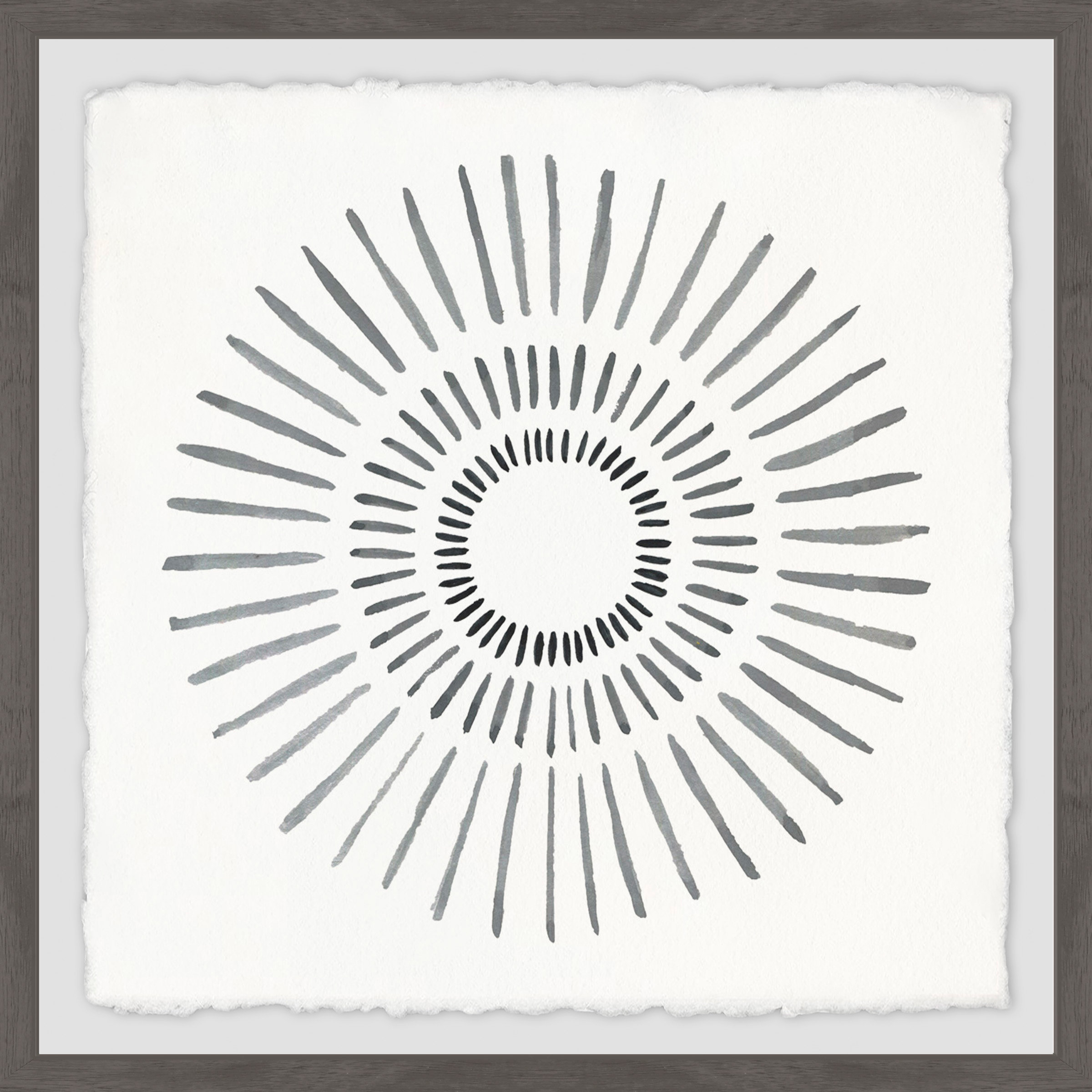 Wrought Studio Sundial by Julia Posokhova Picture Frame Print Wayfair