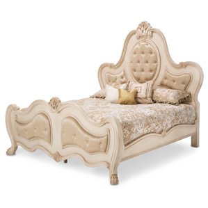 Chateau De Lago Upholstered Panel Bed by Michael Amini (AICO)