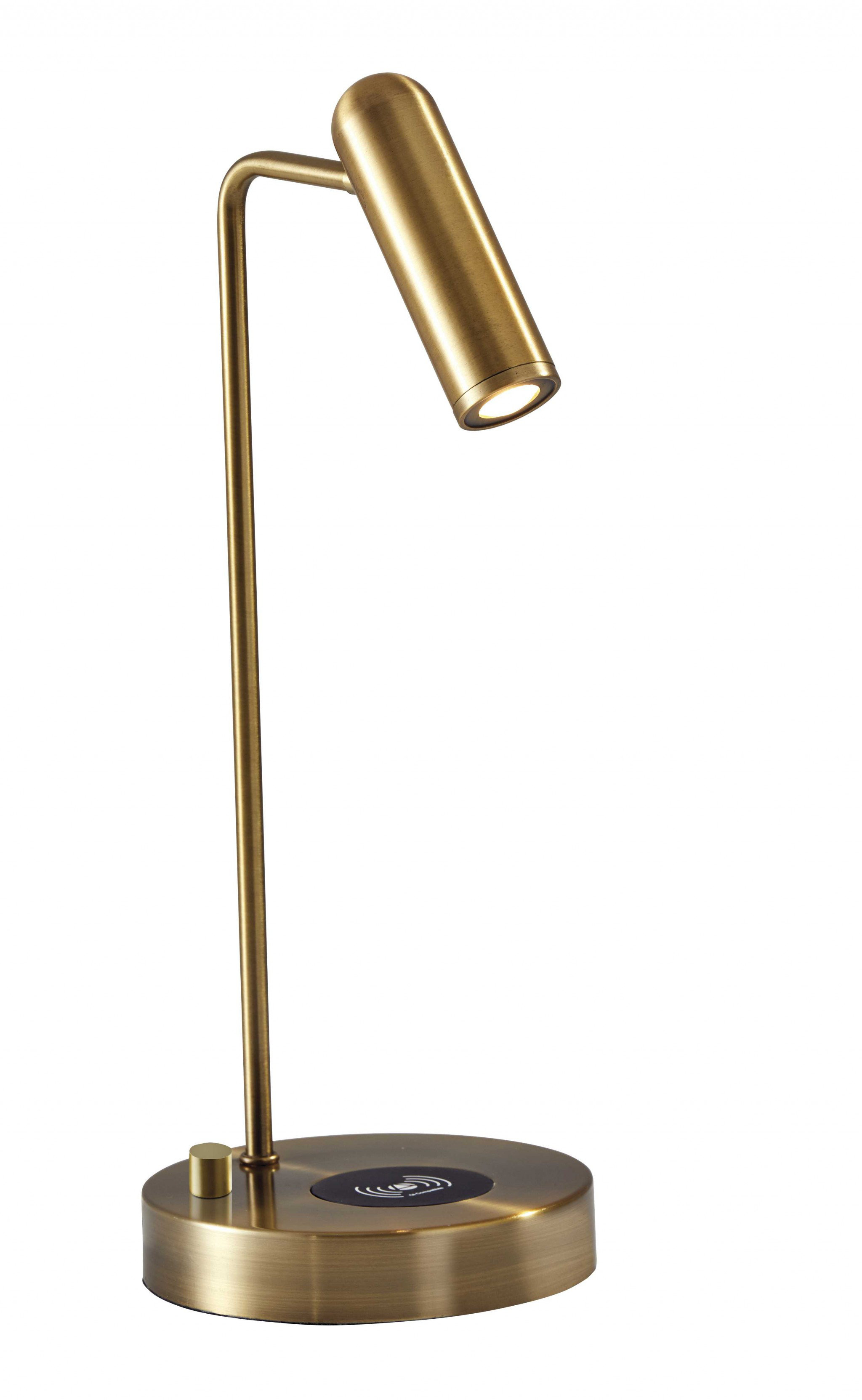 brass desk light