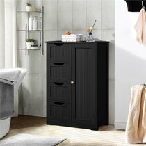 The Fellie Bathroom Cabinets Living Room Waterproof Floor Stand Cupboard Organizer Free Standing Storage Shelf for Kitchen 