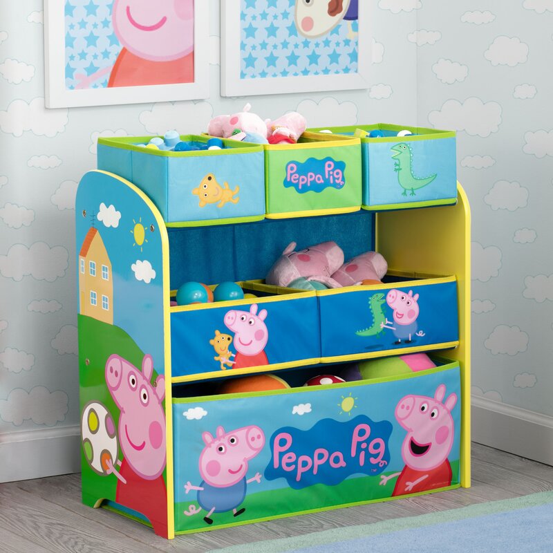 Delta Children Peppa Pig Multi-Bin Toy Organizer & Reviews | Wayfair