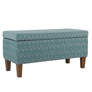 Highland Textured Upholstered Storage Bench