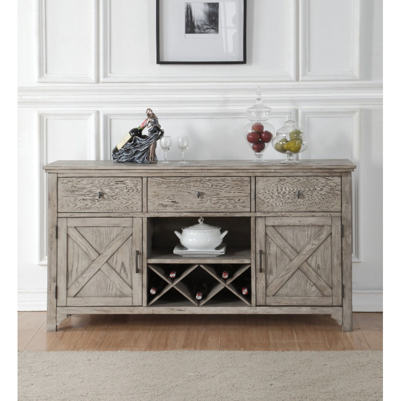 Gracie Oaks Ballsallagh Wooden Buffet Table Reviews