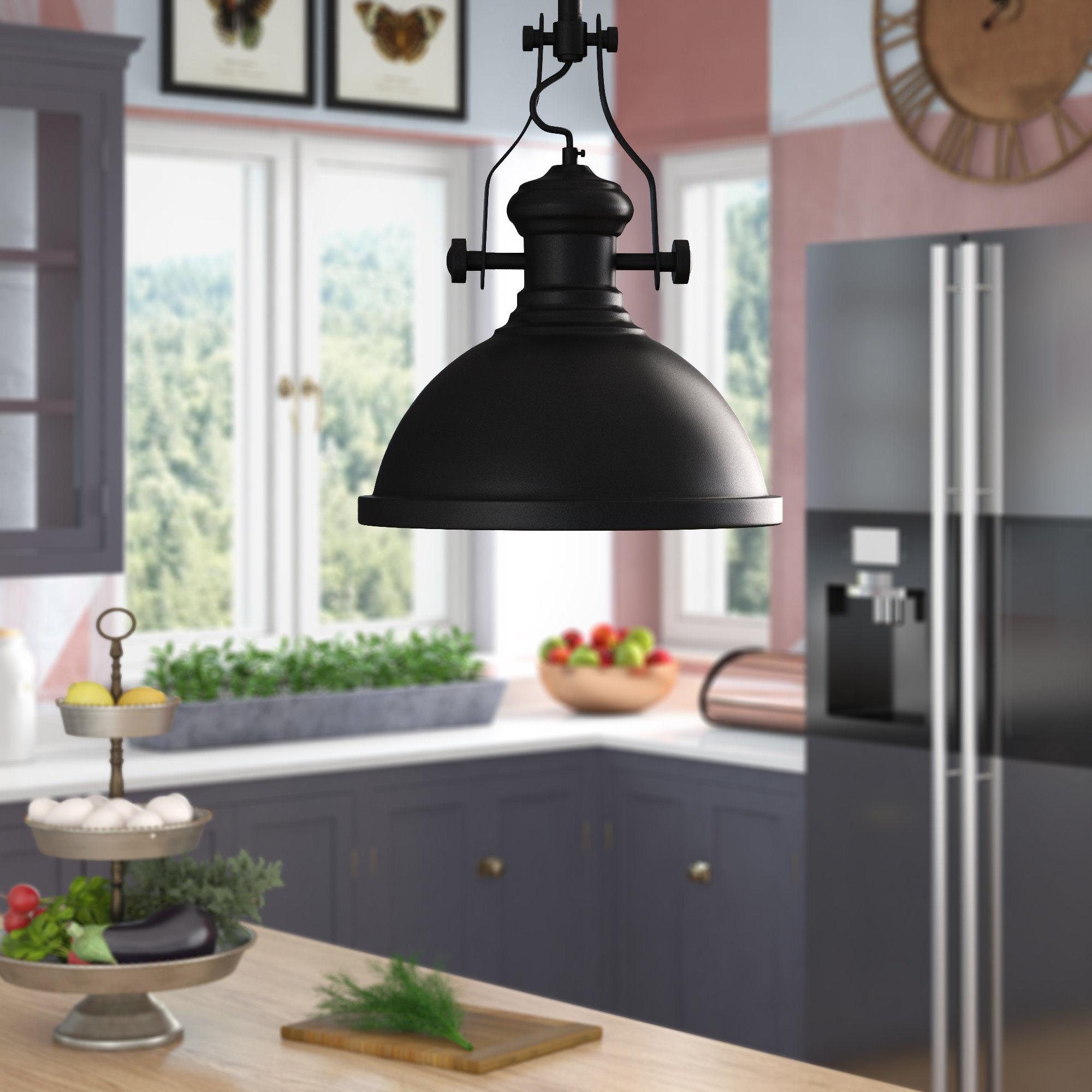 wayfair farmhouse pendant light