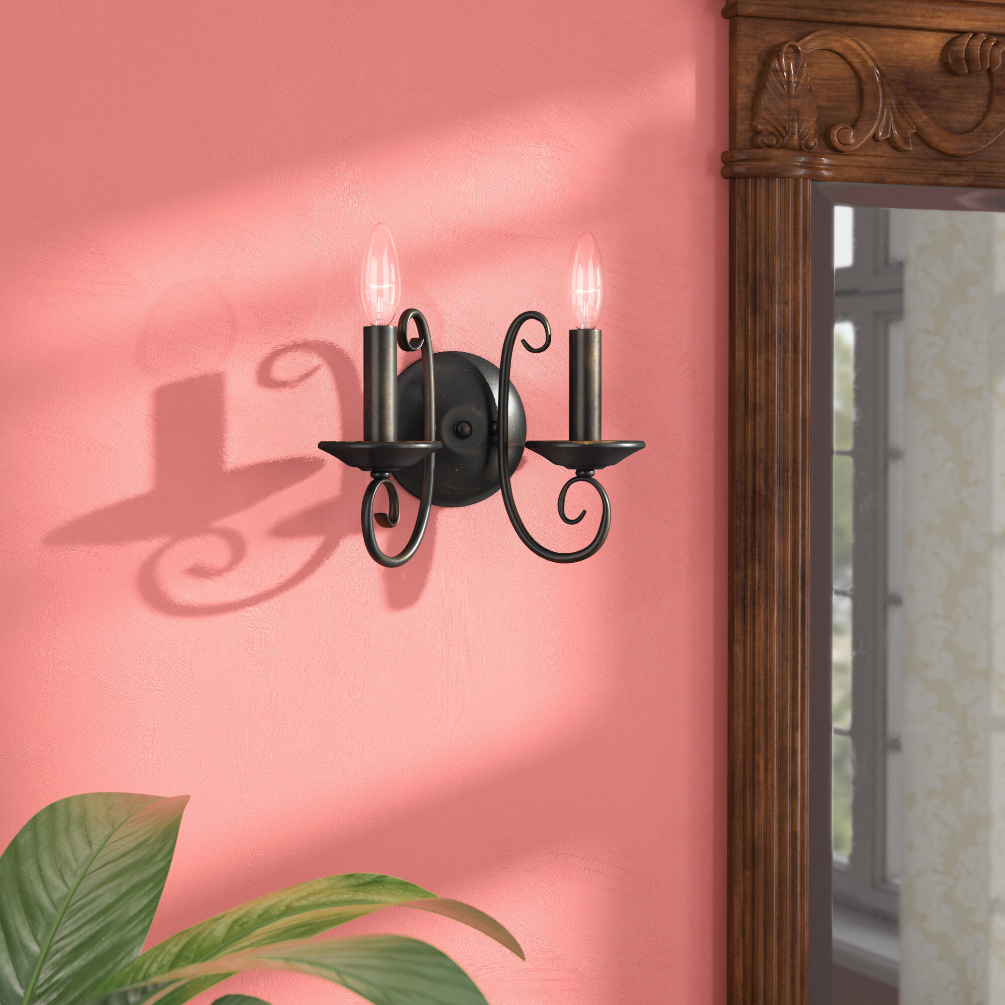 Captured Glass Wall Sconce