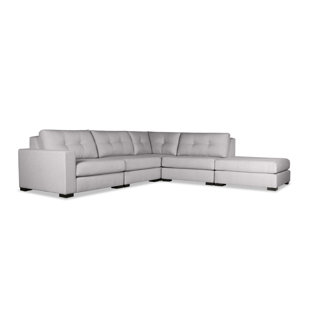 Brose Buttoned Modular Sectional With Ottoman by Brayden Studio Coupon