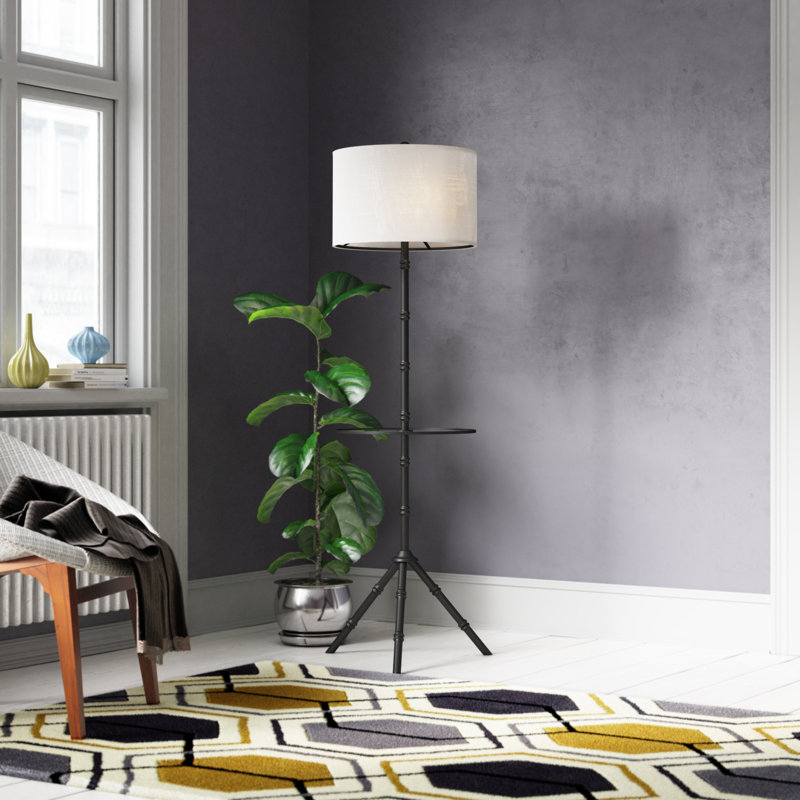 17 Stories Lapan 157cm Tray Table Floor Lamp Reviews Wayfair Co Uk 17 Stories Lapan 157cm Tray Table Floor