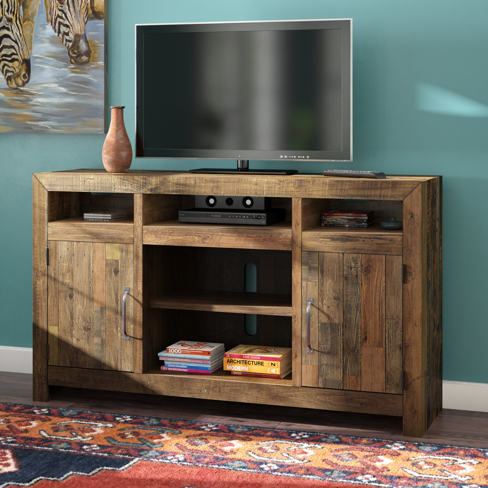 Featured image of post Modern Solid Wood Tv Stand - This is the modern tv stand which brings a dramatic contemporary style to your home with its elegant finish.
