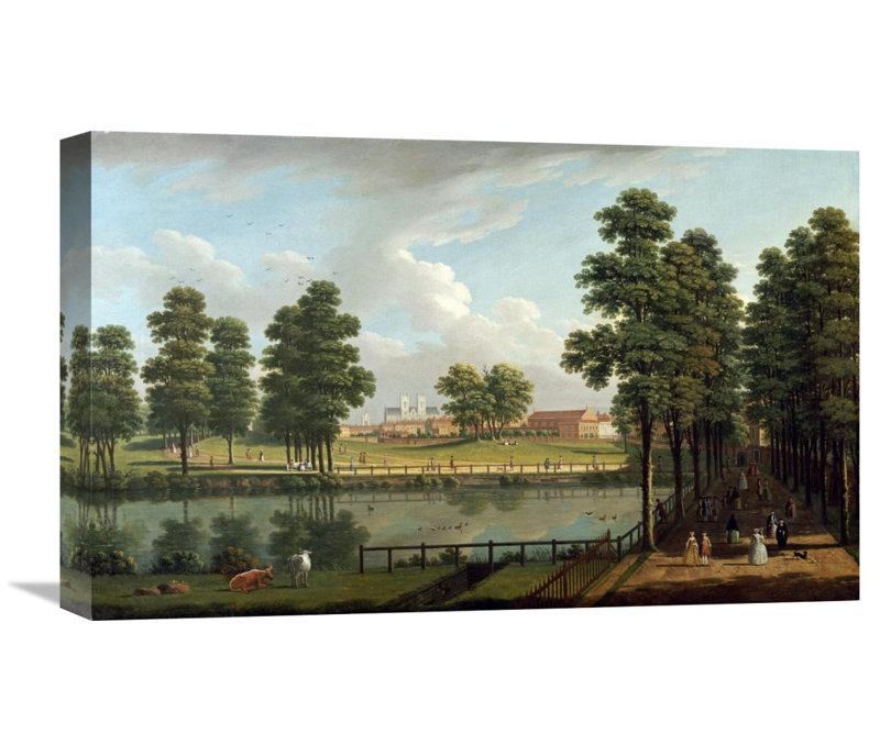 Global Gallery St James S Park With Westminster Abbey By John