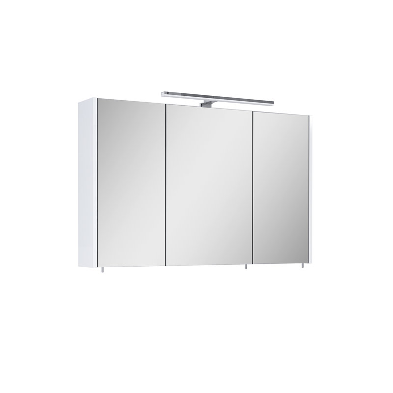 Rebrilliant 100 X 61 8 Cm Spiegelschrank Brainerd Mit Led Beleuchtung Wayfair De
