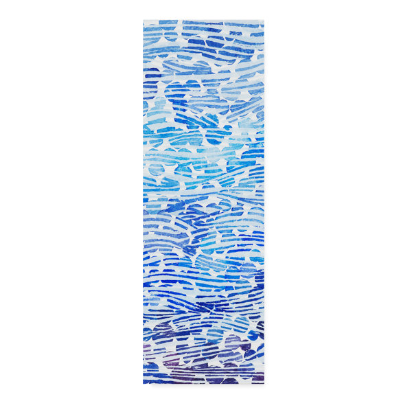 East Urban Home 2 Up Winter River Rocks Ii Acrylic Painting