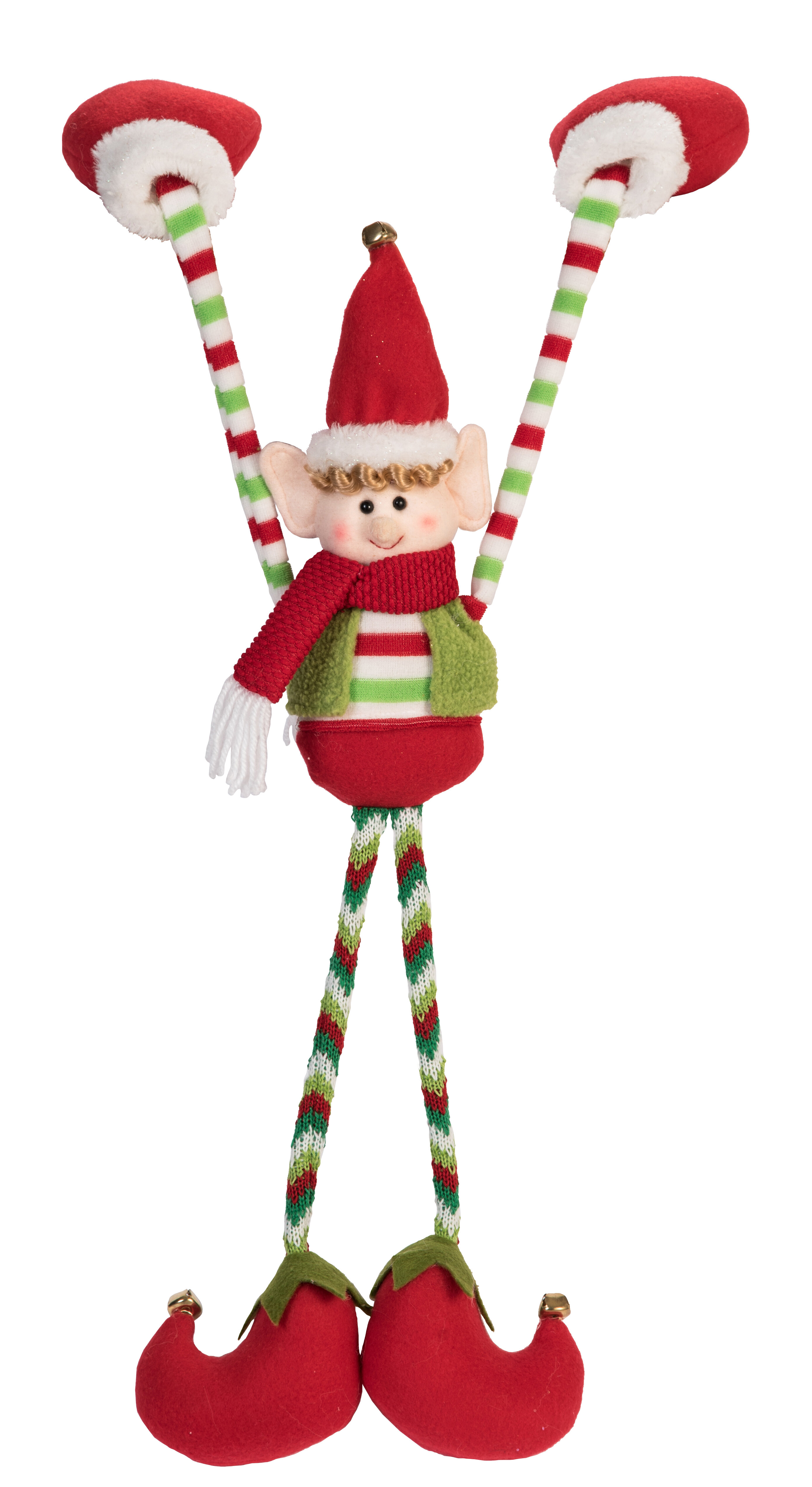 The Holiday Aisle Aaron Plush Elf Shelf Hanger Reviews Wayfair