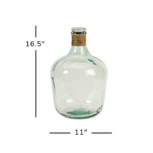 Belton Recycled Glass Table Vase Span Class productcard review