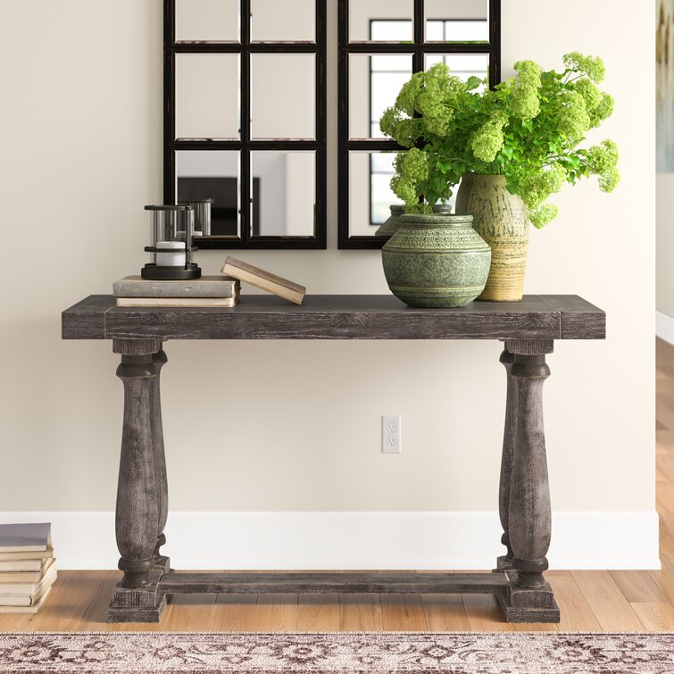 kirklands pedestal console table