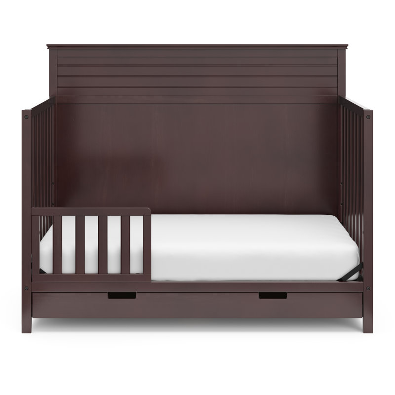crib with storage drawer