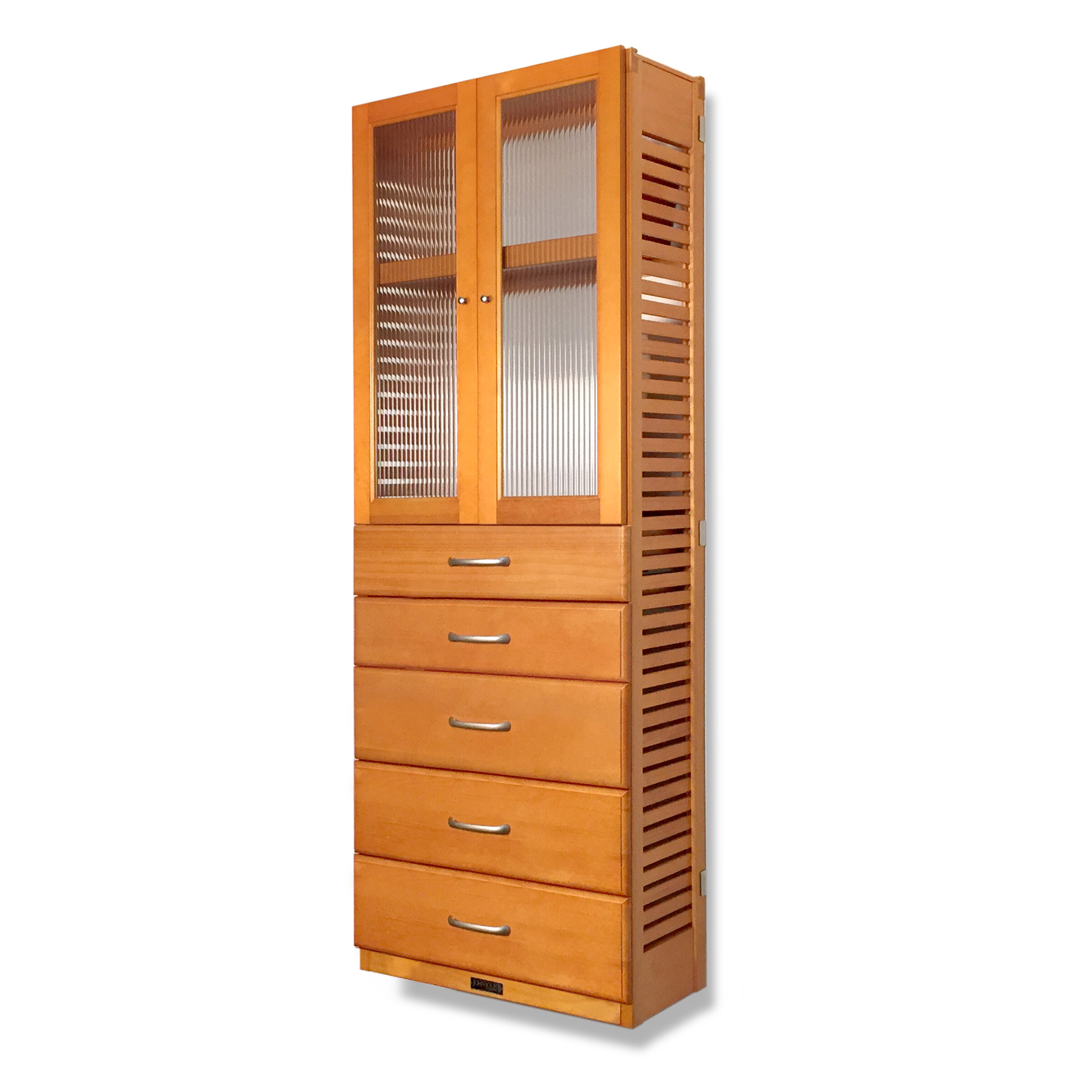 John Louis Home 12 W Deep Solid Wood Premier 5 Drawer Doors