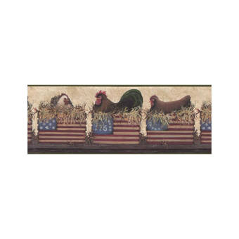 August Grove Mauer Birds 15 L X 10 25 W Wallpaper Border Wayfair