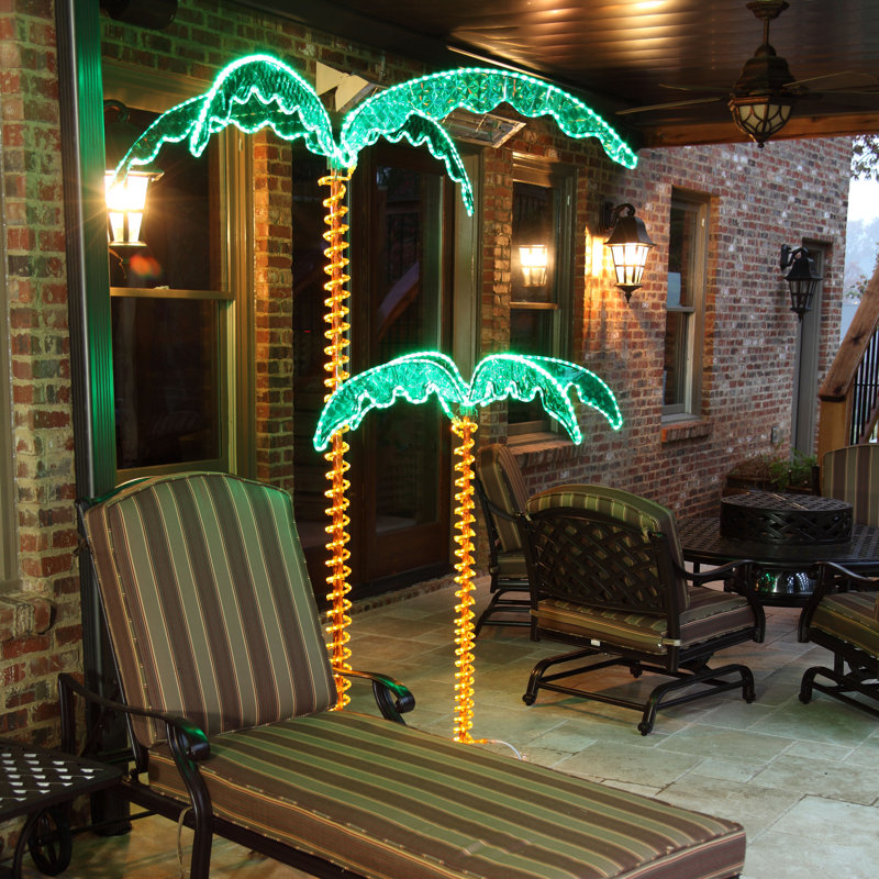 Bayou Breeze Led Palm Tree Rope Light Reviews Wayfair Ca