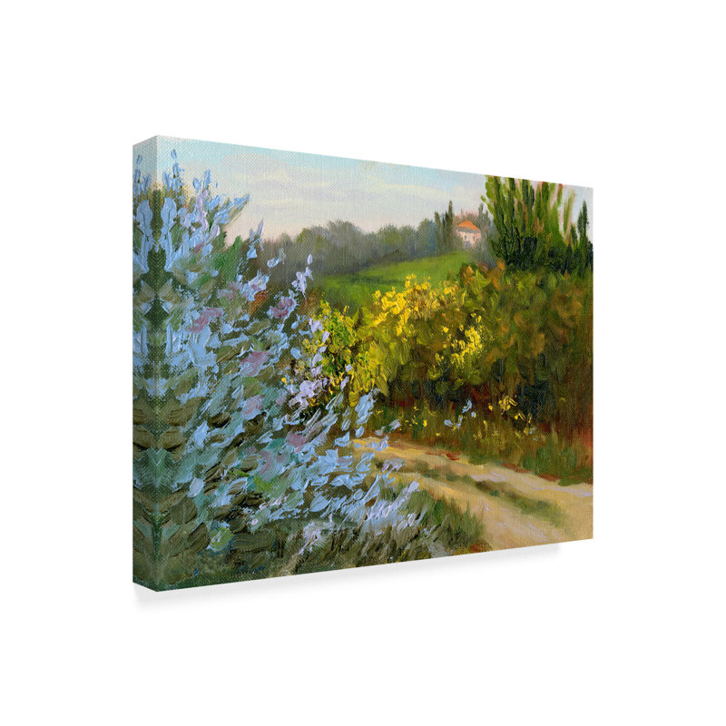 Charlton Home Rosemary By The Road Acrylic Painting Print On