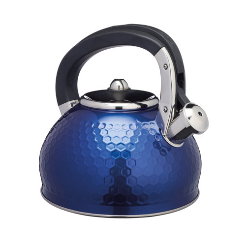 Lovello 2.5L Stainless Steel Whistling Stovetop Kettle KitchenCraft Colour: Midnight Navy