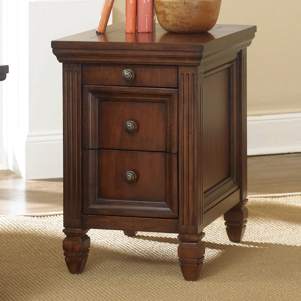 Darby Home Co Goudreau End Table With Storage Reviews Wayfair