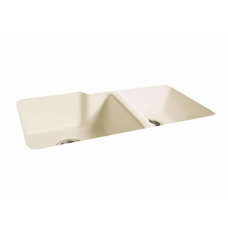 Ceco Huntington 36 L X 22 W Double Basin Undermount Kitchen Sink Wayfair