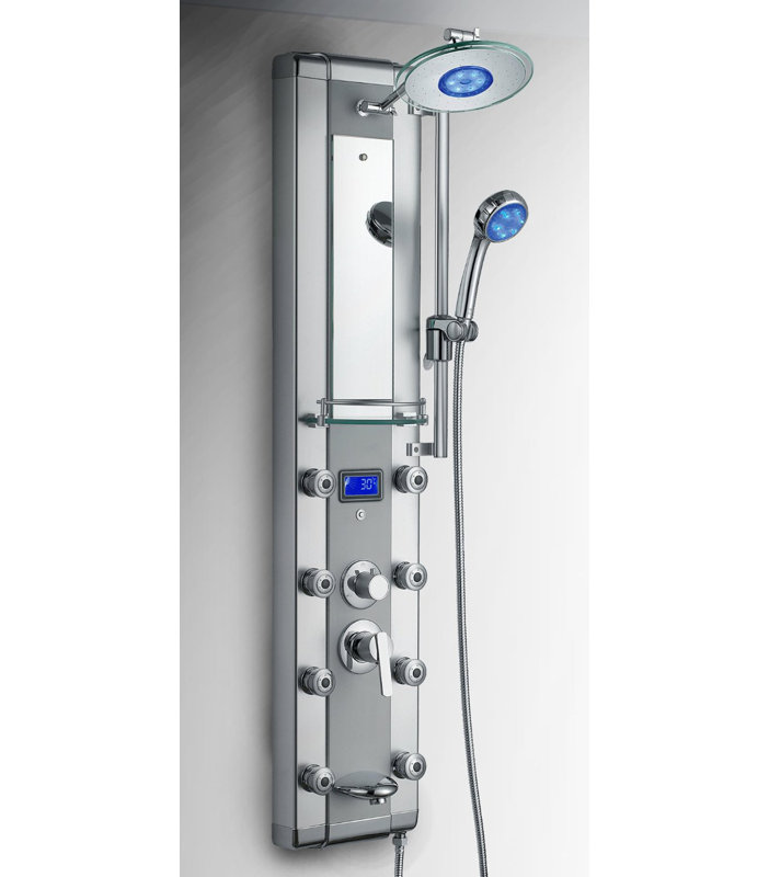 SP0048 LED Diverter/Dual function Shower Panel - Includes Rough-In Valve