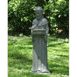 St. Francis with Bird Statue