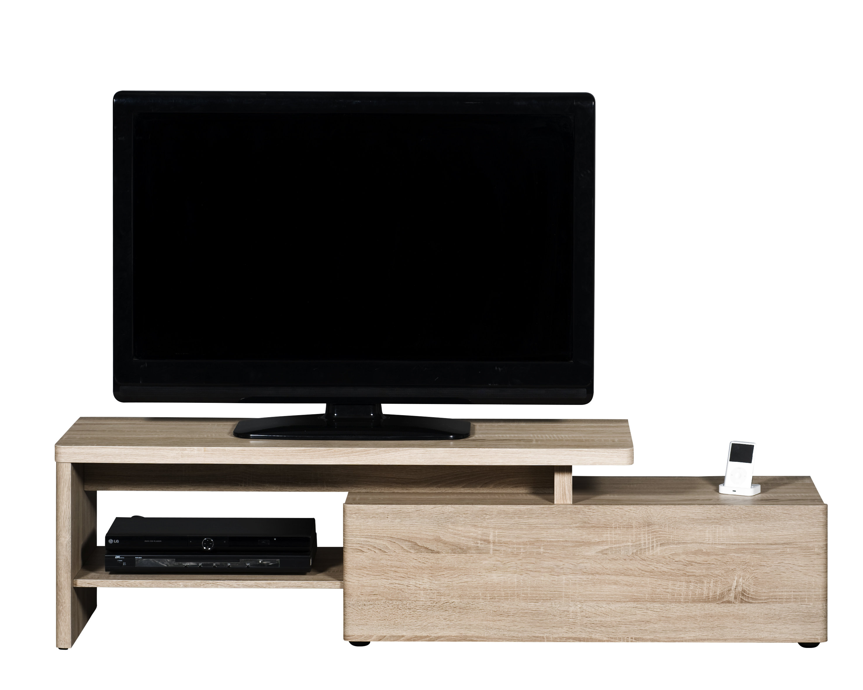 AVF SDC1400CMCC-A TV Stand with Cable Management for up to 65-inch TVs Clea...